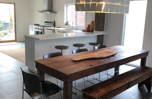 Miller Beach Casa | Lake Shore Beach House. Al otro lado del callejón de nuestra impresionante playa.