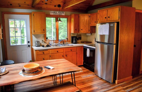 Sebago Casa | Lake View Cottage: Water access to Sebago Lake; Cozy winter escape