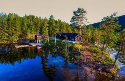 Kviteseid Chalet De Esquí | Lakeside Haven Vrådal