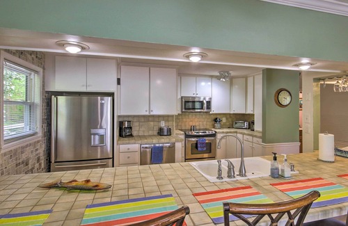 Lake Secession Casa | Lakeside Haven w/ Private Dock: Fish & Swim!