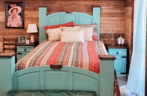 Cleburne Casa | Large barn on an acreage with water views, covered patios, fireplace, and AC