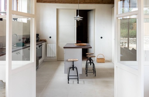 Pont-de-Ruan Cabaña | Gîte-Confortable-Baño privado con bañera-Vista al campo-4*