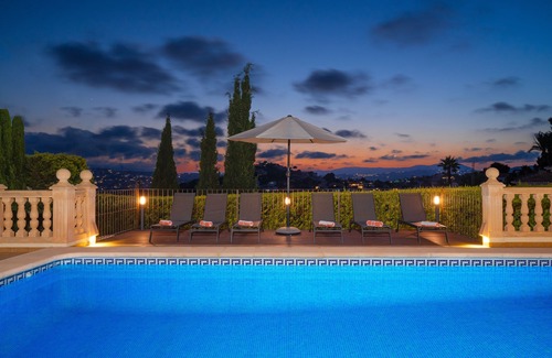Arnella Villa | Gran Lujo familia Villa, Moraira, El Portet, Wi-Fi gratuito, A / C