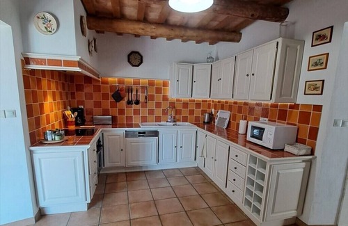 Cairanne Otro | Mas grande con piscina climatizada para 10 personas, 3 baños con vista panomarica
