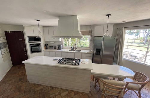 Playa Casa | Large Oceanfront 4 Bedroom Home near Rincon directly on a Beautiful Quiet Beach