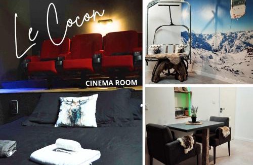 Lathuile Apartamento | LE COCON l'unique expérience Cinéma room de la Grange Savoyarde 1km du Lac d'Annecy