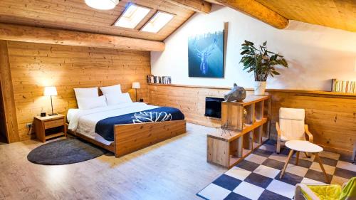 Saint-Jean-de-Sixt Apartamento | Le Grenier 1821 - Mini chalet - Centre village - AravisTour