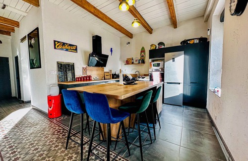 Lavalette Villa | Le Petit Majorelle Français, with swimming pool and garden near city center