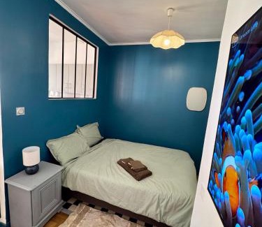 Selles-sur-Cher Apartamento | Le Studio du Coq - Proche du Zoo de Beauval et des châteaux