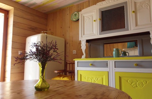 Auzon Communaute Cabaña | Le Vallon d'Armandine: nido de campo pequeño (2-5 personas)