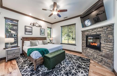 Shaver Lake Casa | Leopard Lily Lodge Luxe Stays 2 Suites Ac