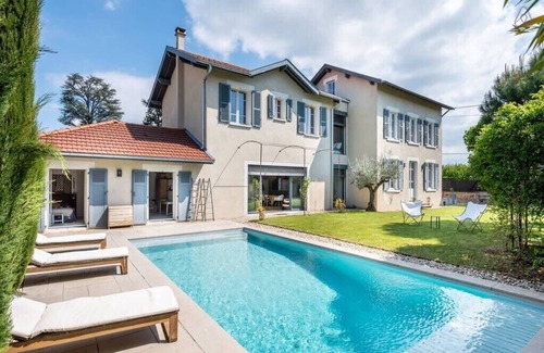 Tassin Villa | Les Cyprès - Amazing house with garden and pool