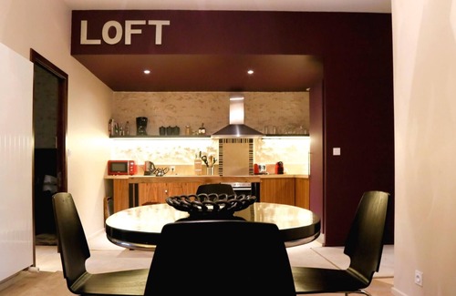 Pontlevoy Apartamento | Apartamento-Loft-Diseñador-Baño para personas con movilidad reducida-Vista al...