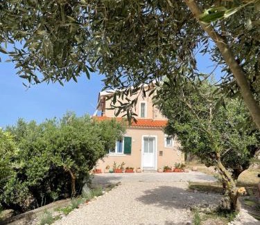 Vilatoria Casa | Les Oliviers Villa with Sea view on Petani Beach
