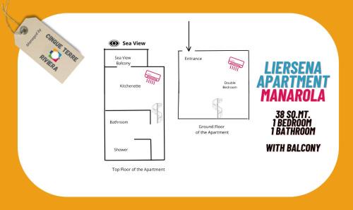 Manarola Apartamento | Liersena Sea View Mini Villa with AC