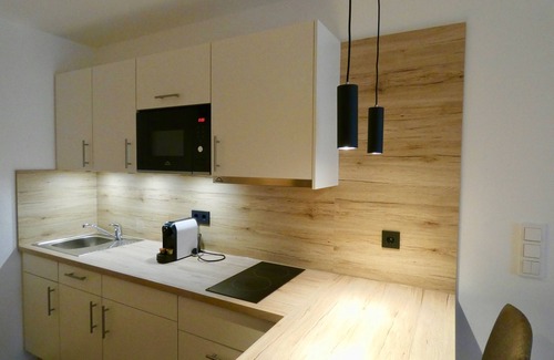 Rudelzhausen Apartamento | Living Hallertau
