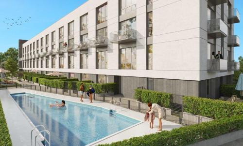San Sebastián de los Reyes Apartamento | Loft 007 con jardin, piscina, garaje y Netflix