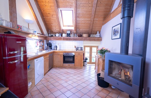 Unterdießen Casa | Loft for families, groups, fireplace, near Ammersee, Allgäu, Neuschwanstein