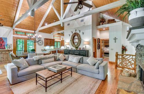 Cullowhee Casa | Luxe Trillium Home with Fire Pit, 5 Mi to Cashiers