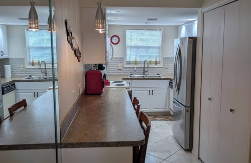 Lutz Condominio | Luxury 1BR King Condo, Screened Lanai, Pond Views - Clothing Optional