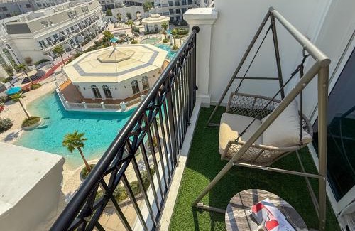 Al Barsha Apartamento | Luxury 1BR Lagoon View Arjan near Miracle Garden Vincitore Benessere by Green Sky Holiday Homes