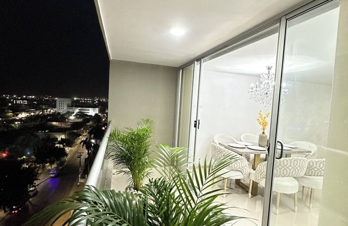 Boston Apartamento | Luxury Barranquilla norte,3 parqueadero privados,4 aires acondicionado vista rio