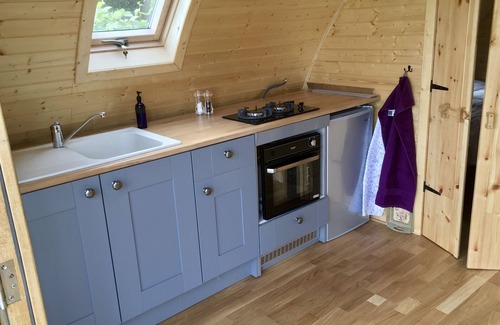 Rumburgh Cabina | Cabaña ecológica de lujo acogedora para viñedos: 'The Grape Escape' cerca de Halesworth y Southwold