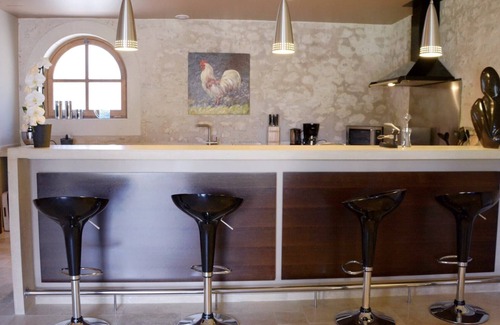 Pontlevoy Casa | Dúplex-Gîte-De Lujo-Baño para personas con movilidad reducida-Vista al Jardín