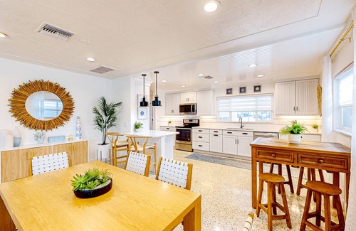 Redington Shores Casa | Luxury island home with game room, bikes, & quick beach access - dog-friendly