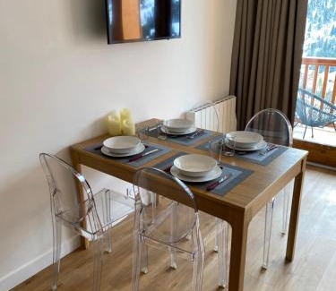 Meribel Apartamento | Méribel studio neuf 4 personnes