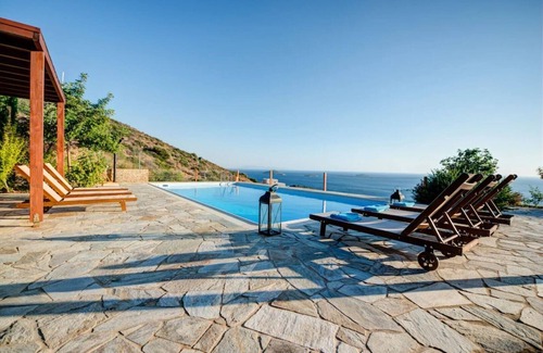 Gavrio Villa | Magnificent Andros Villa | Private Pool & Breathtaking Panoramic Sea View *-10%*