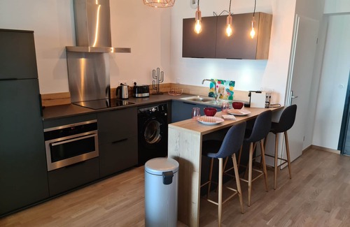 Le Ricanto Apartamento | Magnificent T2 parahotelier with 23m2 south-facing terrace and sea view