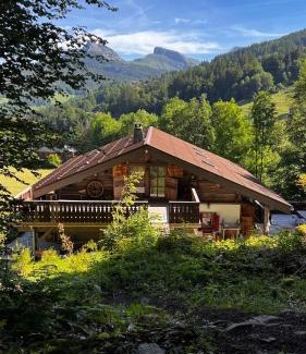 Saint-Jean-de-Sixt Chalet De Esquí | Magnifique ferme ancienne datant de 1877