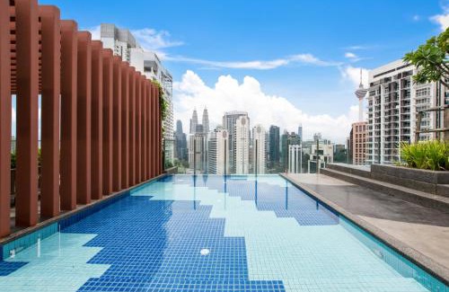 Kuala Lumpur City Centre Apartamento | Majestic by Avery at KLCC#Located in the City Center#10 mins Walk to Twin Towers#Rooftop Infinity pool#中英文房东