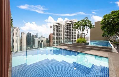 Kuala Lumpur City Centre Apartamento | Majestic by Avery at KLCC#Located in the City Center#10 mins Walk to Twin Towers#Rooftop Infinity pool#中英文房东