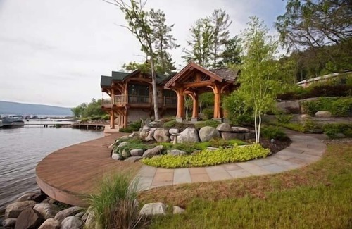 Cooperstown - Otsego Lake Casa | Mansion on lake with hot tub & stunning views.