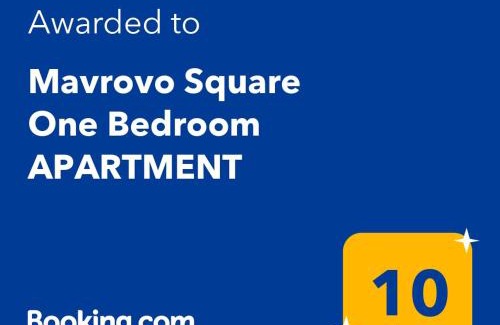 North Macedonia Apartamento | Mavrovo Square One Bedroom APARTMENT