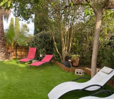 Servian Casa | Mazet des Orchidées - Gîte 4 personnes 50 m2 - Jardin, spa privé - indépendant - stationnement privé