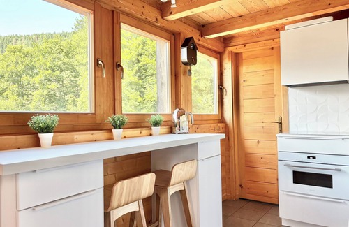 Saint-Jean-de-Sixt Chalet De Esquí | Mazot Xel-Ha: Wooden chalet: Sauna, Jacuzzi, Wifi, South-facing terrace, all comforts...
