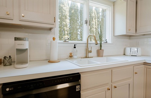 Essexville Casa | Modern A-Frame with Hot Tub