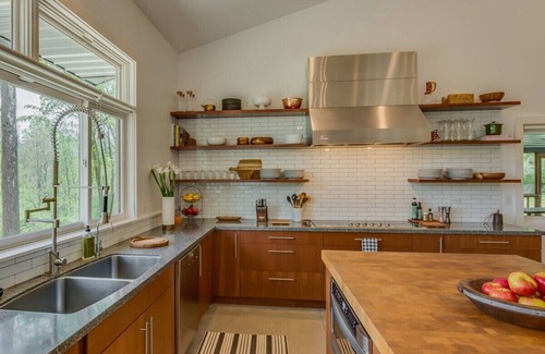 Berrien Springs Casa | Modern Country Home with Pool, Hot Tubs & Fire Pit - close to wineries & beach