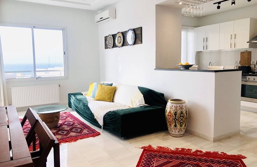 Sousse - Monastir Apartamento | Modern & fully equipped apartment with sea view 8 min away from hotel Mövenpick