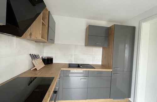 Klinga Apartamento | Modern "industrial style" vacation apartment with terrace + nearby playground