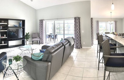 Pine Valley Villa | Nueva Villa de lujo moderno / A orillas del río / piscina orientada al sur / Golf Rotonda West