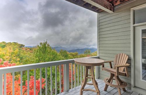Mountain Air Apartamento | Modern Mountain-View Smokies Retreat with Balcony