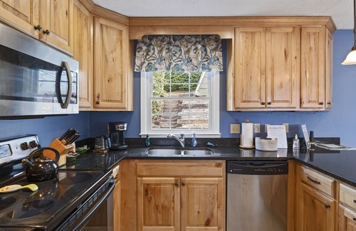 Waynesville Casa | Modern Mtn Cabin+Walk to DT+Hot Tub