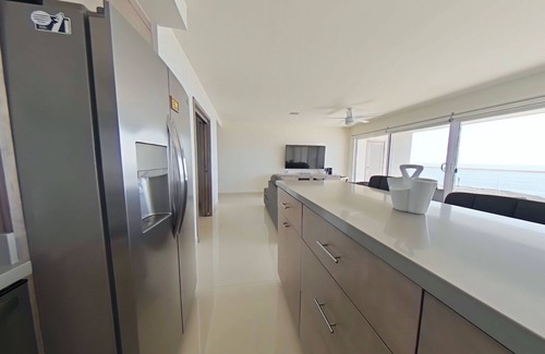 Centro Playas Condominio | Modern Ocean View Condo with Private Beach