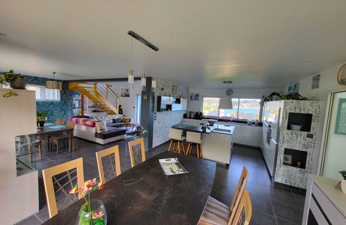 Louannec Casa | Villa con hermosas vistas al mar, en el puerto de Perros-Guirec y la isla Tomé