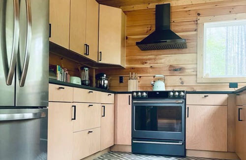 Braswell Cabina | Modern, woodsy 2-bedroom cabin for pet-friendly, family-friendly, cozy getaways