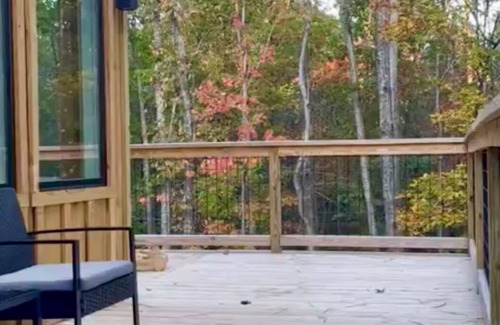 Braswell Cabina | Modern, woodsy 2-bedroom cabin for pet-friendly, family-friendly, cozy getaways